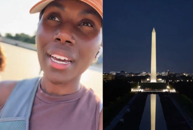 VIDEO: Trump-Hater Stunned After Seeing The New Reflecting Pool Up Close — Her Reaction Says It All
